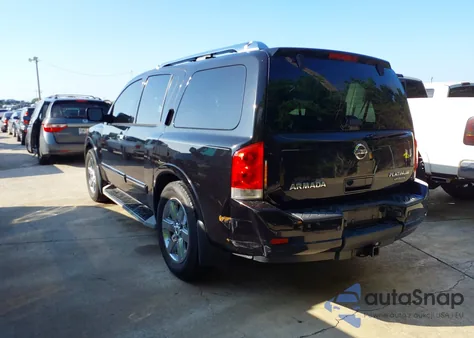 2011 Nissan Armada Platinum from USA, damaged, VIN 5N1BA0ND3BN606038
